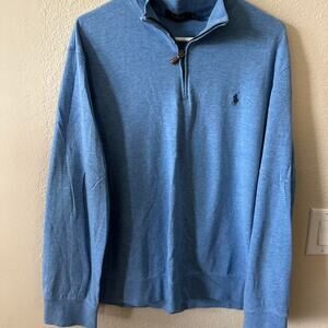 Ralph lauren mens blue quarter